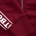 Bărbați Pitbull West Coast Trackjacket Bandă Logo Terry Group Burgundy 9