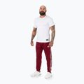 Pantaloni de trening Pitbull West Coast pentru bărbați Bandă Logo Terry Group burgundy 2