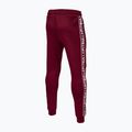 Pantaloni de trening Pitbull West Coast pentru bărbați Bandă Logo Terry Group burgundy 4