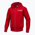 Jachetă pentru bărbați Pitbull West Coast Athletic Hilltop Hooded Nylon red