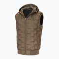 Vestă pentru bărbați Pitbull West Coast Eclipse Hooded Padded coyote brown 4
