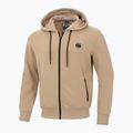 Bluză pentru bărbați Pitbull West Coast Terry Group Hooded Zip sand