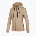 Hanorac pentru femei Pitbull West Coast La Deta Hooded Zip sand 2