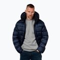 Geacă de iarnă pentru bărbați Pitbull Barles Ribstop Padded Hooded dark navy 4
