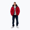 Geacă de iarnă pentru bărbați Pitbull Barles Ribstop Padded Hooded red 2