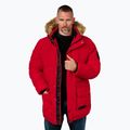 Geacă pentru bărbați Pitbull Forest Hooded Parka red 4