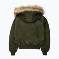 Geacă de iarnă pentru bărbați Pitbull Harvest Hooded Bomber olive 5