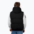 Vestă pentru bărbați Pitbull Patton Quilted Hooded black 3