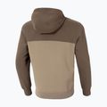 Bluză pentru bărbați Pitbull Hilltop 2 Hooded brown/pale sand 6