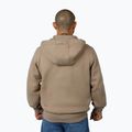 Bluză pentru bărbați Pitbull Small Logo Hooded Zip pale sand 3
