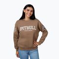 Hanorac pentru femei Pitbull Tyrian Crewneck coyote brown