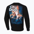 Bărbați Pitbull West Coast Crewneck City Of Dogs hanorac negru 2