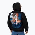 Hanorac pentru bărbați  Pitbull Hooded City Of Dogs black 3
