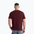 Tricou pentru bărbați Pitbull Small Logo dark burgundy 3