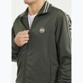 Bluză pentru bărbați  Pitbull Trackjacket Tape Logo Terry Group old green 4