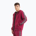 Hanorac pentru bărbați  Pitbull Tape Nugget Hooded Zip Sweatshirt burgundy 3