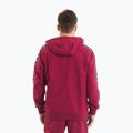 Hanorac pentru bărbați  Pitbull Tape Nugget Hooded Zip Sweatshirt burgundy 4