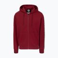 Hanorac pentru bărbați  Pitbull Tape Nugget Hooded Zip Sweatshirt burgundy 6