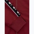 Hanorac pentru bărbați  Pitbull Tape Nugget Hooded Zip Sweatshirt burgundy 12