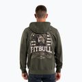 Hanorac pentru bărbați Pitbull Troublemaker Hooded Zip Sweatshirt old green 2