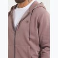 Hanorac pentru bărbați Pitbull Lancaster 2 Hooded Zip Sweatshirt washed burgundy 4