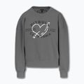 Bluză pentru femei  Pitbull Manzanita Heart Crewneck Sweatshirt washed grey 4