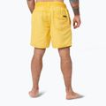 Pantaloni scurți de baie pentru bărbați Pitbull Balfour washed yellow 3
