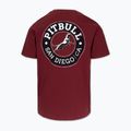 Tricou pentru bărbați Pitbull San Diego CA black burgundy 5