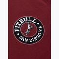 Tricou pentru bărbați Pitbull San Diego CA black burgundy 6