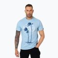 Tricou pentru bărbați Pitbull Palms light blue