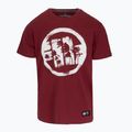 Tricou pentru bărbați Pitbull Logo Palms burgundy 4