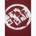 Tricou pentru bărbați Pitbull Logo Palms burgundy 7
