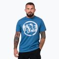 Tricou pentru bărbați Pitbull Logo Palms shade blue