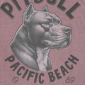 Tricou pentru bărbați Pitbull Pacyfic dusty burgundy 5