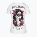 Tricou pentru femei Pitbull Santa Muerte Rose white 4