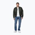 Geacă pentru bărbați Pitbull Hacket Washed Bomber dark green 2
