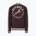 Geacă pentru bărbați Pitbull Manolito Baseball burgundy 8