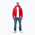 Geacă pentru bărbați Pitbull Palomar Padded Hooded Hybrid fluo/red 2
