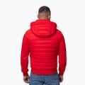 Geacă pentru bărbați Pitbull Palomar Padded Hooded Hybrid fluo/red 3
