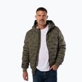 Geacă de iarnă pentru bărbați Pitbull Fisk Quilted Hooded olive