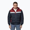 Geacă de iarnă pentru bărbați Pitbull Rubio Quilted Hooded dark navy/red