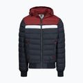 Geacă de iarnă pentru bărbați Pitbull Rubio Quilted Hooded dark navy/red 5