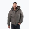 Geacă de iarnă pentru bărbați Pitbull Patton Quilted Hooded taupe