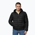 Geacă de iarnă pentru bărbați Pitbull Foothill Hooded Padded black