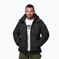 Geacă de iarnă pentru bărbați Pitbull Piedmont Quilted Hooded black