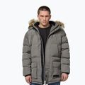 Geacă de iarnă pentru bărbați Pitbull Forest Hooded Parka taupe 4