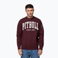 Bluză pentru bărbați Pitbull Norton Crewneck dark burgundy