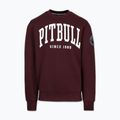 Bluză pentru bărbați Pitbull Norton Crewneck dark burgundy 4