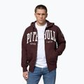 Bluză pentru bărbați Pitbull Norton Hooded Zip dark burgundy 4