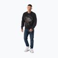 Bluză pentru bărbați Pitbull Strenght & Respect Crewneck washed dark graphite 4